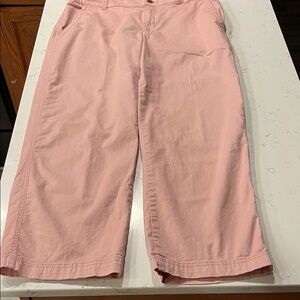 Gap Pink Girlfriend Khaki Wide-Leg Pants